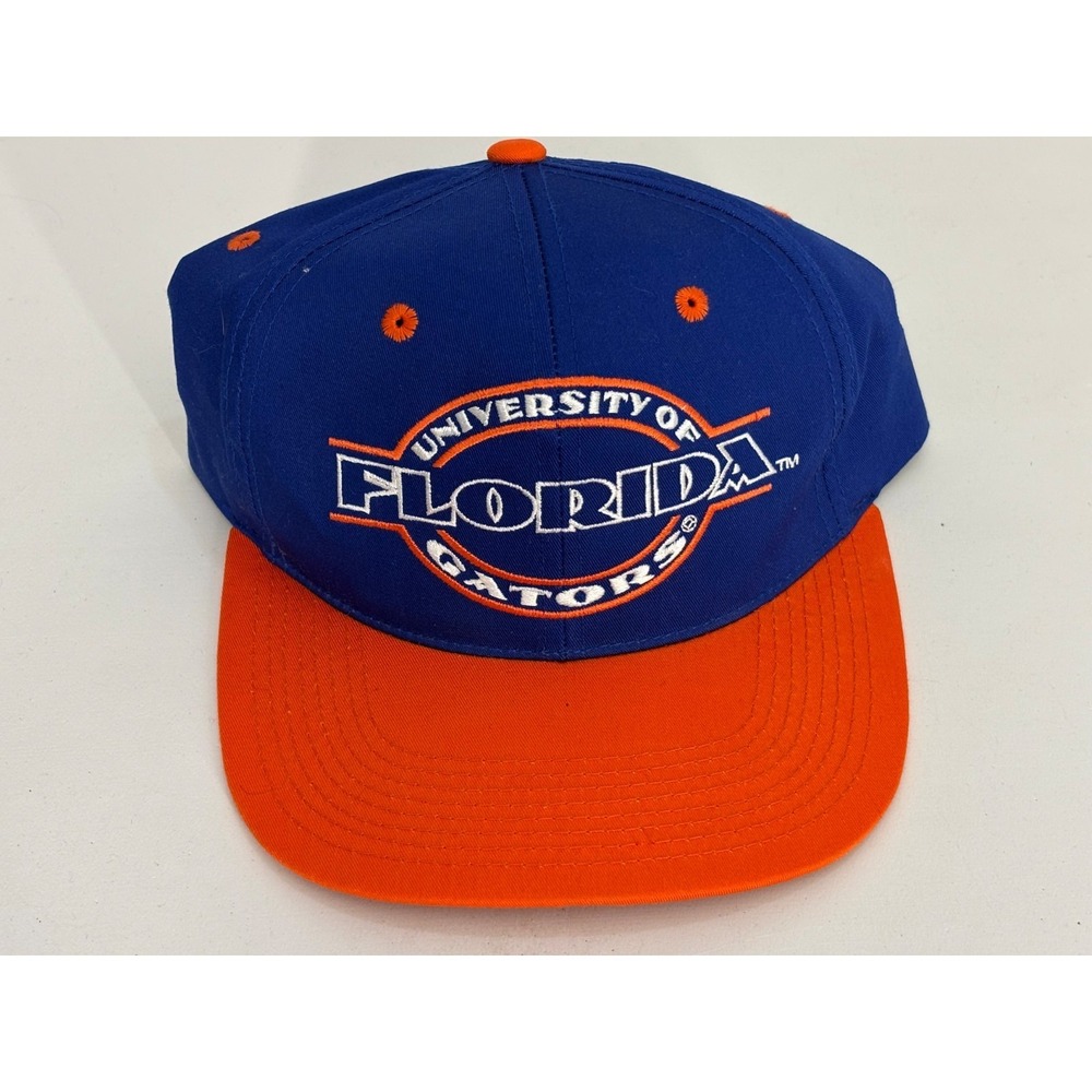 Universityβ of Florida Gators Signatures Football Hat Cap Mens Blue Orange